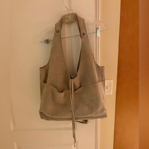 Free People Paris Suede tote